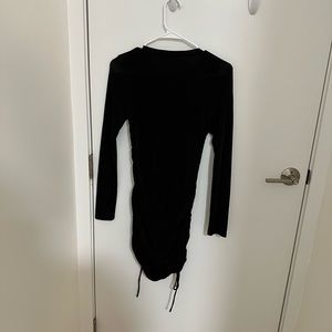 Black Lioness Sheer Cinch Dress